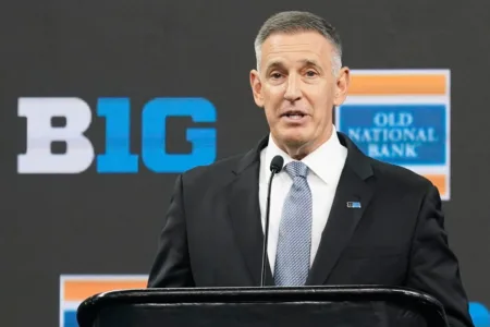 Tug of war between SEC, Big Ten starts with college football